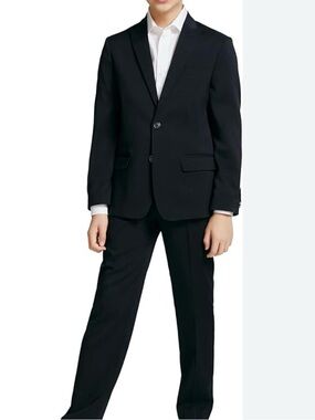 Calvin Klein little boys black suit 7